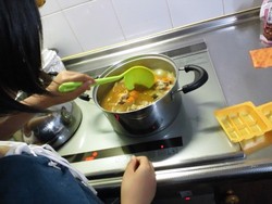 初めてのカレー作り♪