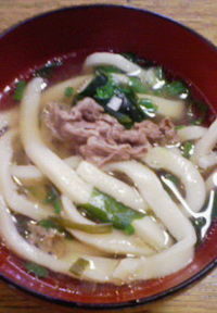 子供の手打ちうどん♪