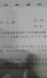 とりあえず合格
