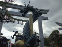 田村神社参拝