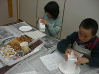 できたよ！お菓子の家