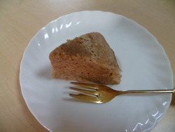 レンジで蒸しケーキ