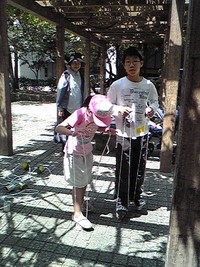 中央公園でかんぽっくり