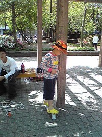 中央公園でかんぽっくり