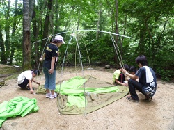 大滝山でキャンプ♪