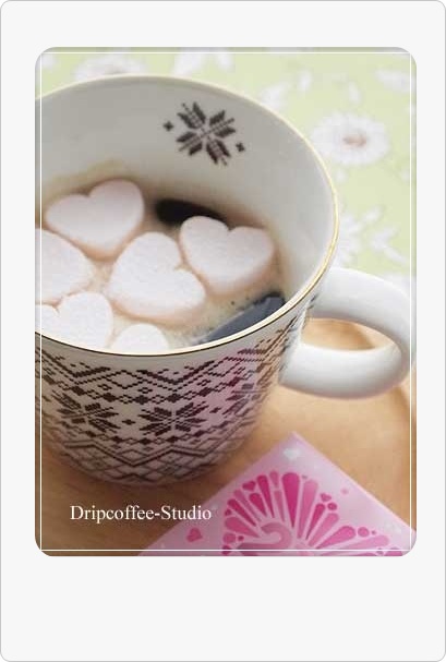 バレンタイデーのマシュマローコーヒー♪