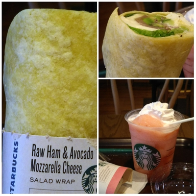 スタバでピンクのデザート@ピンクフルーツフラペチーノ