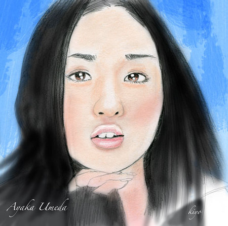 AB48の梅田彩佳ちゃん描いてみました。