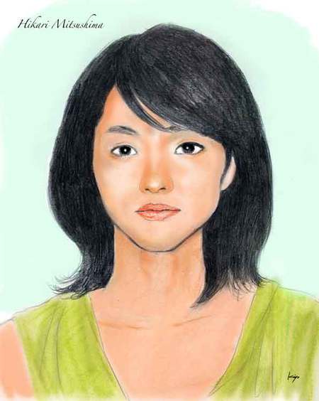 「Woman」より満島ひかりさん描いてみました。