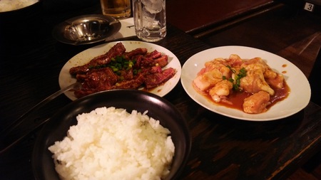 近所で焼肉（高松・勝乃屋）