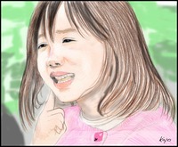 「Mother」の松雪泰子＆芦田愛菜さん描いてみました。