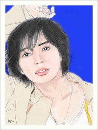 新番組「夏の恋は虹色に輝く」松本 潤さん描いてみました。
