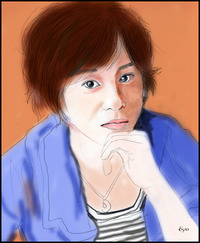 「BOSS」より溝端淳平さん描いてみました。