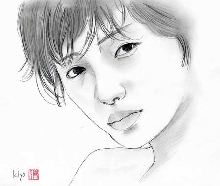 いろんな山口百恵さん描いてみました