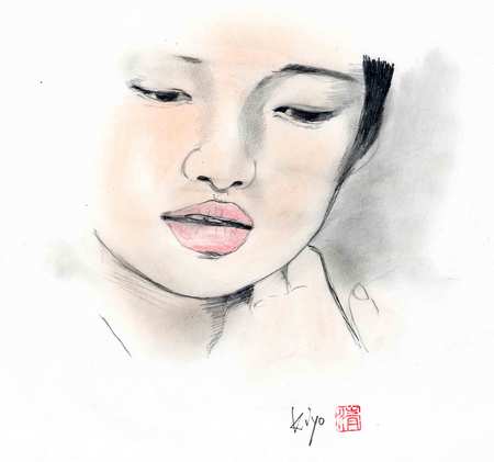 いろんな山口百恵さん描いてみました
