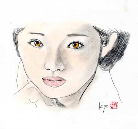 いろんな山口百恵さん描いてみました