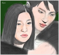 「月の恋人〜MoonLovers~」篠原涼子＆松田翔太さん。