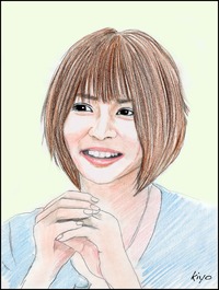 「リアルクローズ」最終回、香里奈さん描いてみました。