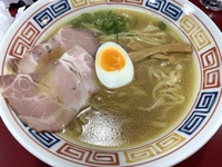 浜堂 トキワ新町店（煮干白湯麺＋チャーシュー飯）