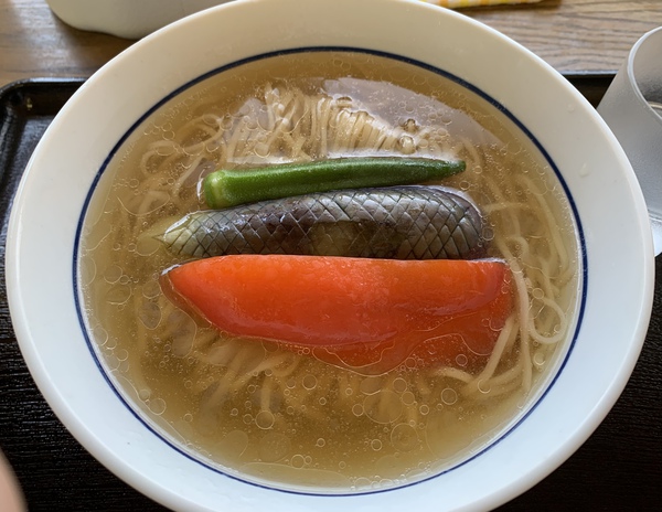 准手打ちうどん 満福（冷やしらぁ麺＋ぼっかけ）