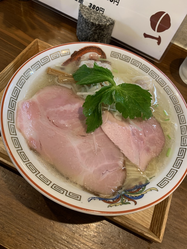 【朝すず】らぁ麺すずむし（貝のらぁ麺）