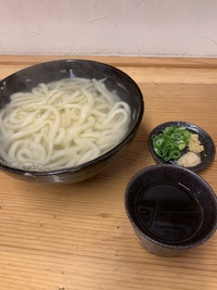 讃岐うどん えん家（釜揚げうどん＋かしわ天）