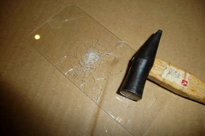 iPhone5用液晶保護ガラス