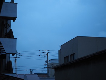 雨降ってきた