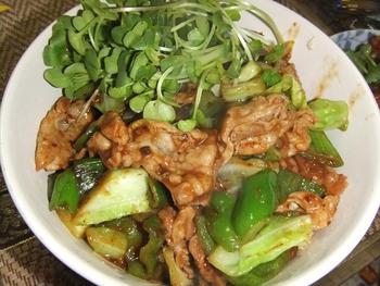 今夜の丼
