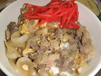 今夜の丼