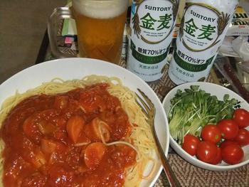 今夜は、パスタで、