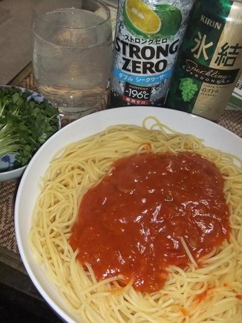今夜は、パスタ