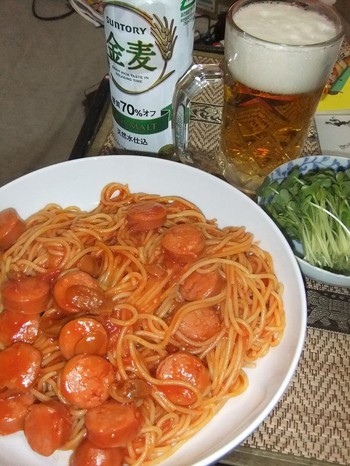 今夜は、軽めに・・・