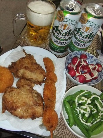今夜も、高カロリー