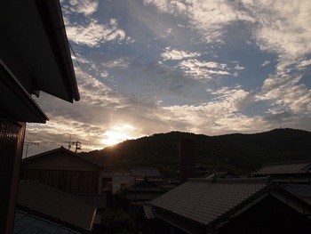 朝だぁ。。