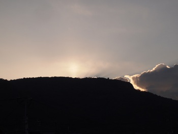 島からの朝の風景　１２／２９