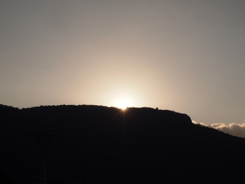 島からの朝の風景　１２／２９