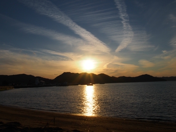 2015年初夕方の散歩