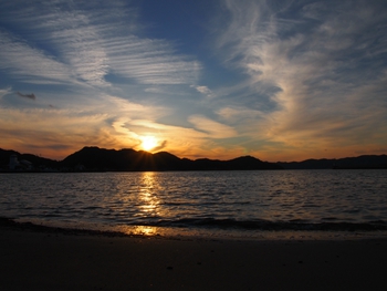 2015年初夕方の散歩