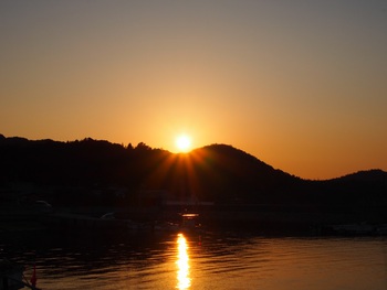 夕方の散歩