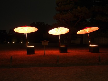 夜の栗林公園