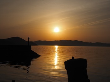 夕方の散歩