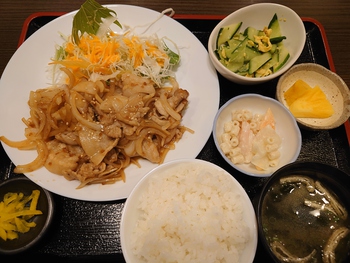 豚しょうが焼き定食