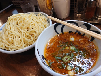 辛味噌つけめん@周月