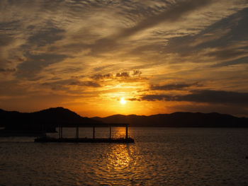 久々の夕陽