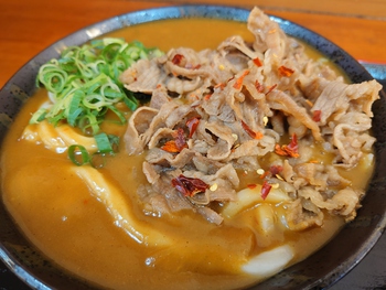 肉カレーうどん
