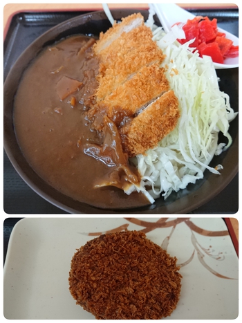 カツカレーうどん＠たも屋