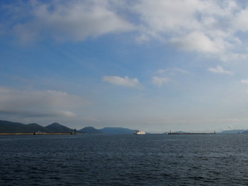 実家(豊島)へ