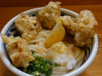 かしわ天おろしうどん