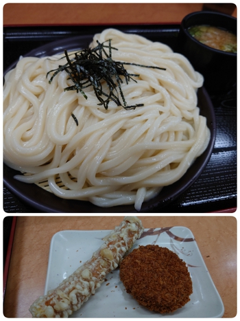 今日もまた、ざるうどん3玉
